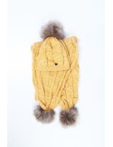 Winter honey set, hat and scarf C40 - Online store - Boutique